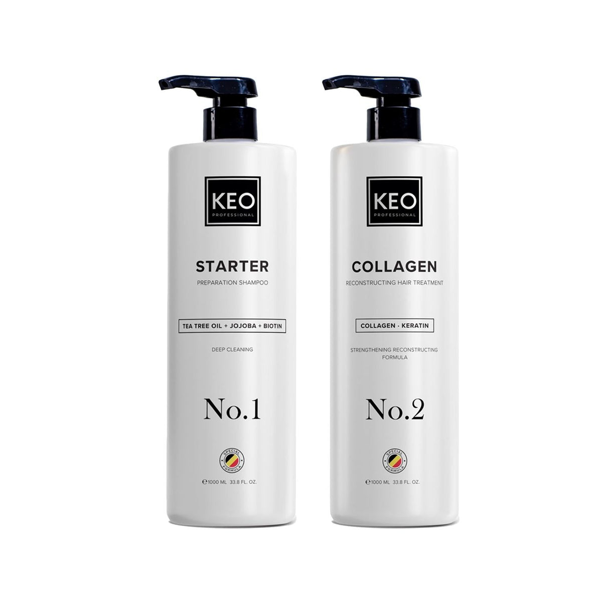 Keo Collagen Hair Care Set - Repair & Nourish Damaged Hair with Collagen-Based Formula