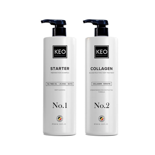 Keo Collagen Hair Care Set - Repair & Nourish Damaged Hair with Collagen-Based Formula