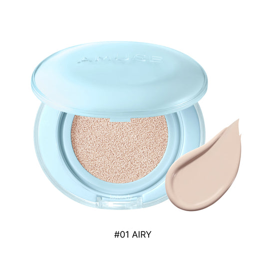 Amuse Airy Pore Cover Cushion Long-Wear Matte Finish 15g #01 Airy