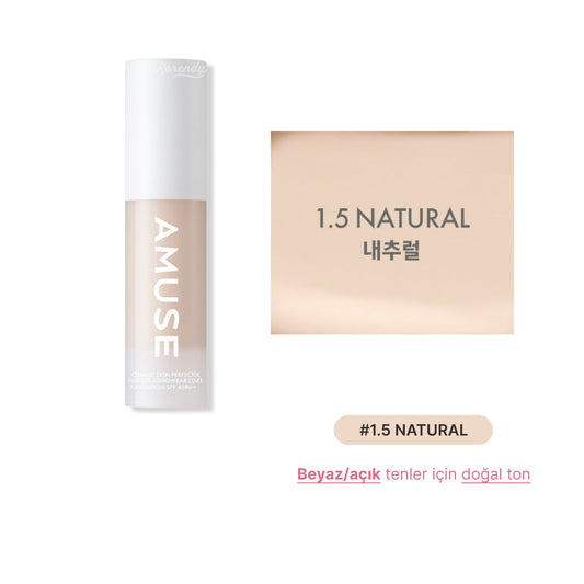 Amuse Ceramic Skin Perfector Foundation Long-Wear Porcelain Finish 30ml
