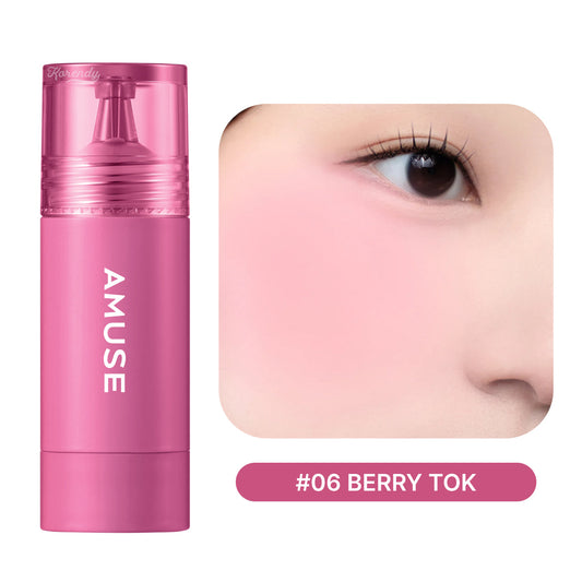 Amuse Cheek Tok Tok Velvet Liquid Blush 06 Berry Tok 5.5ml