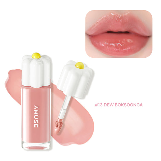 Amuse Dew Tint Gloss hydratant pour les lèvres 13 Dew Boksoonga 4g