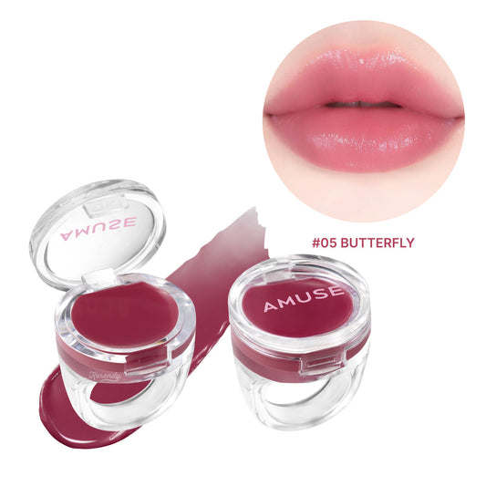 Baume à lèvres hydratant Amuse Ring Balm #05 Butterfly