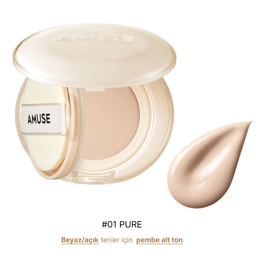 Amuse Dew Jelly Master Cushion SPF 38 PA+++ Glow Finish 15g
