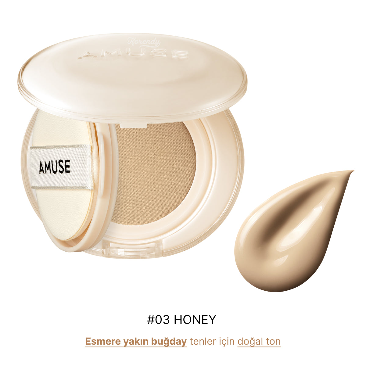 Amuse Dew Jelly Master Cushion SPF 38 PA+++ Glow Finish 15g