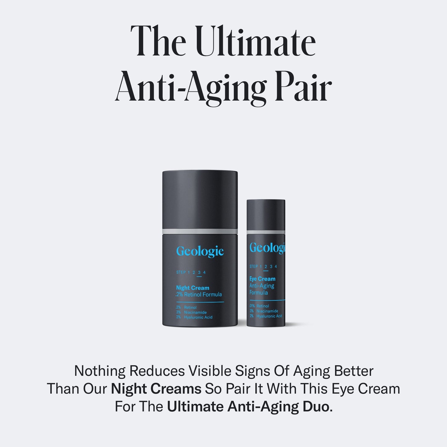 Geologie Eye Cream - Anti-Aging Formula Full Size Bottle Geologie