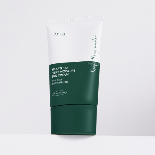 Crème solaire hydratante Anua Heartleaf Silky Moisture SPF 50+ PA++++ 50 ml