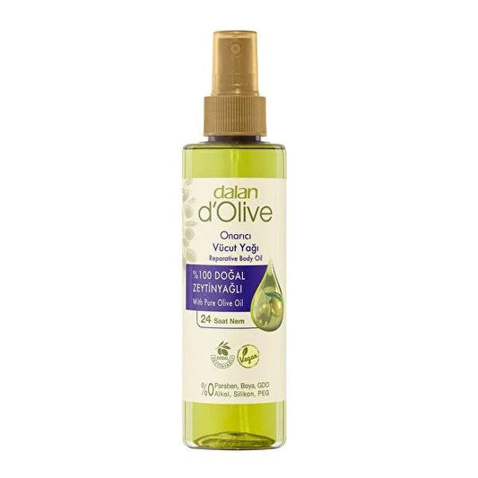 Dalan d'Olive: Aceite corporal de aceite de oliva natural - Nutritivo, sin parabenos ni alcohol, para piel seca y sensible - Hidratante corporal de hidratación profunda