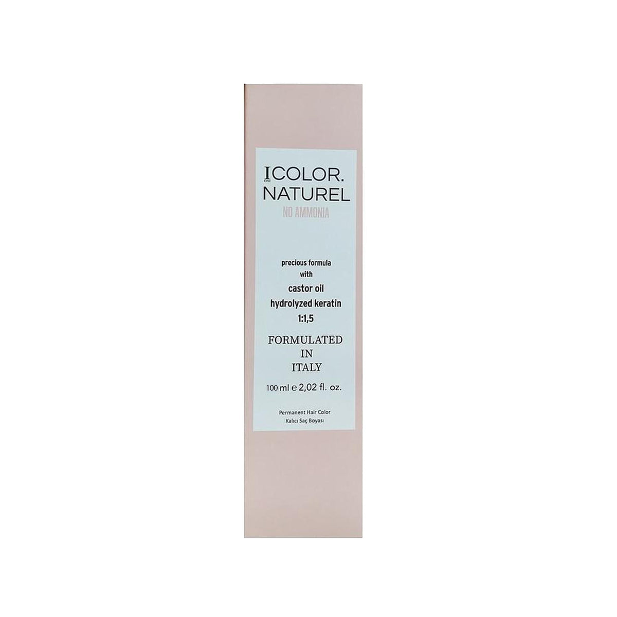Color Naturel Ammonia-Free Permanent Hair Dye 100ml - Gentle, Long-Lasting Color