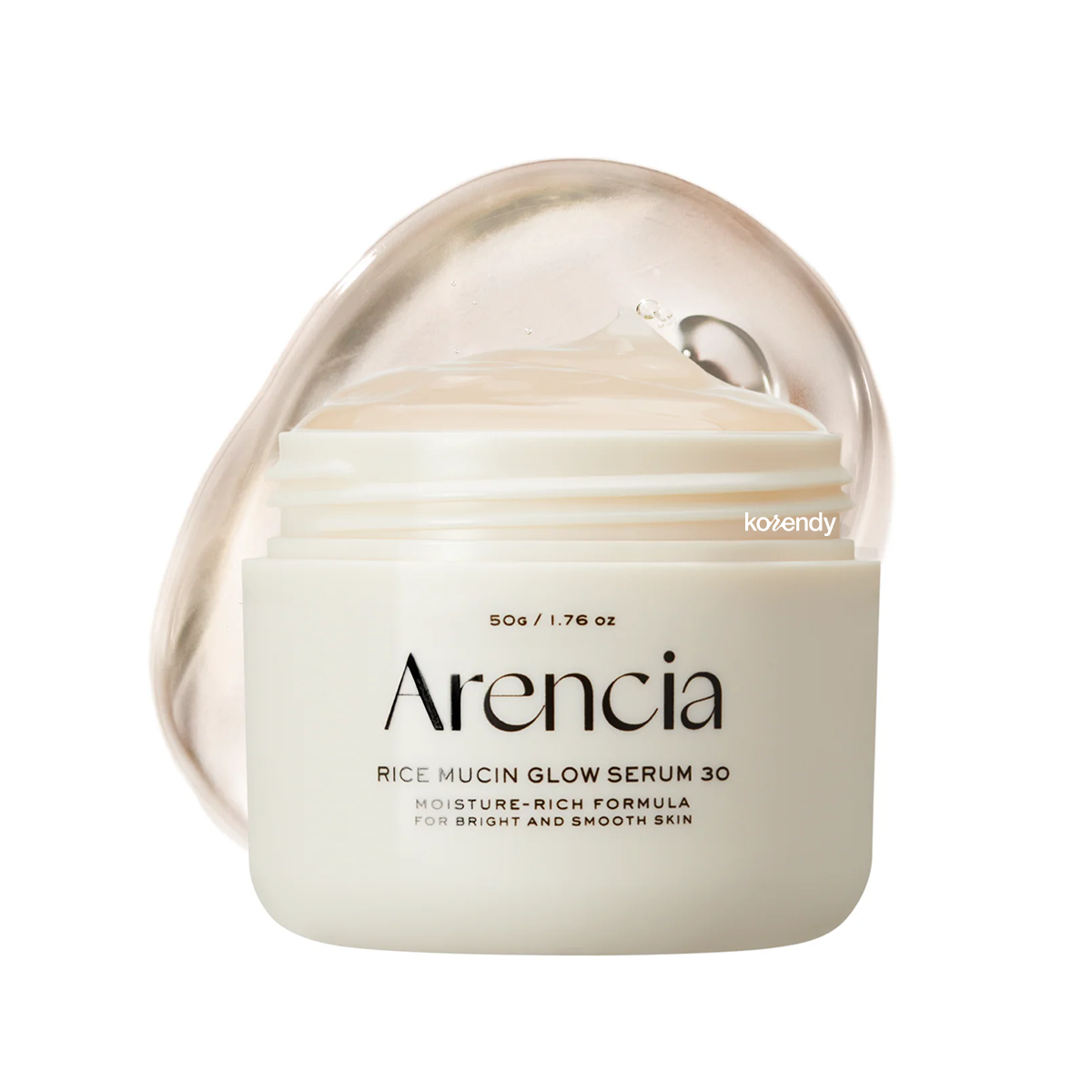 Sérum iluminador Arencia Rice Mucin Glow 30, hidratante 50 g