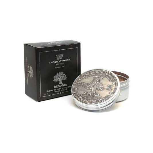Saponificio Varesino Argania Shaving Collection Shaving Set Pasteur Pharmacy 4.3 Beta Shaving Soap 150g