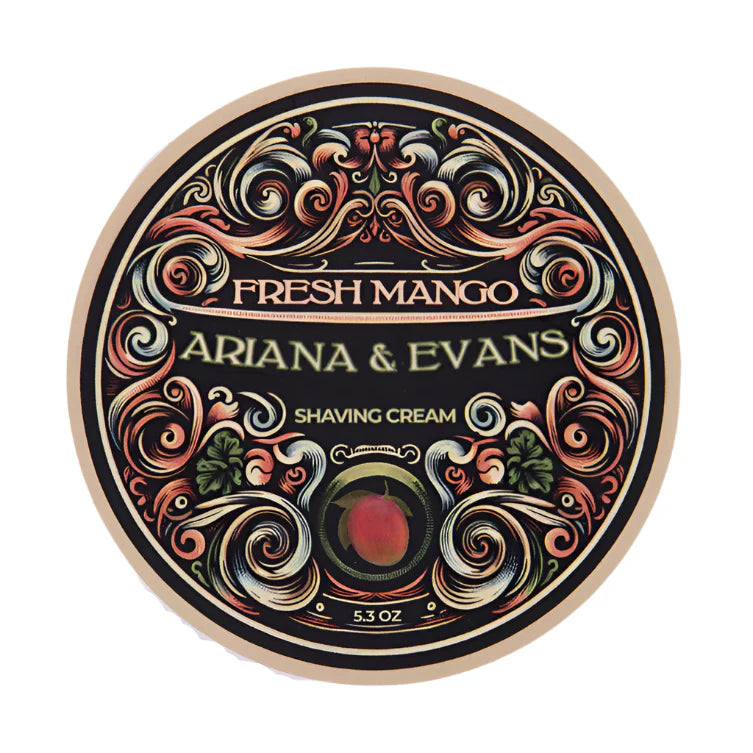 Ariana & Evans Fresh Mango Shaving Collection Shaving Set Pasteur Pharmacy Shaving Soap 5.3oz