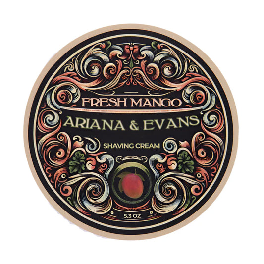 Ariana & Evans Fresh Mango Shaving Collection Shaving Set Pasteur Pharmacy Shaving Soap 5.3oz