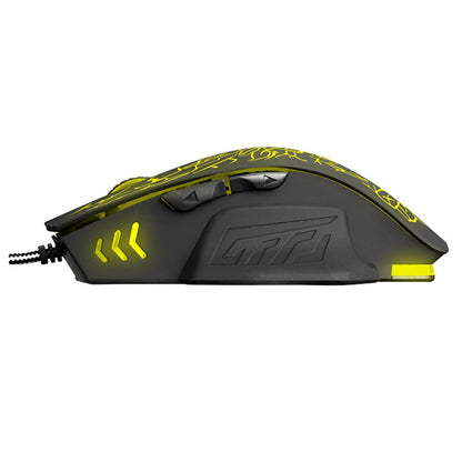 Souris de jeu filaire Everest SM-700 - DPI personnalisable, capteur optique, noir