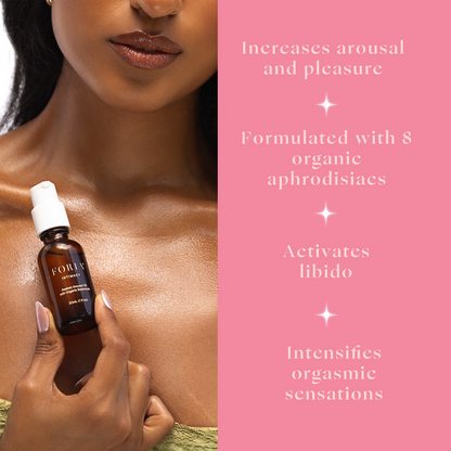 Aceite estimulante Awaken con botánicos orgánicos
