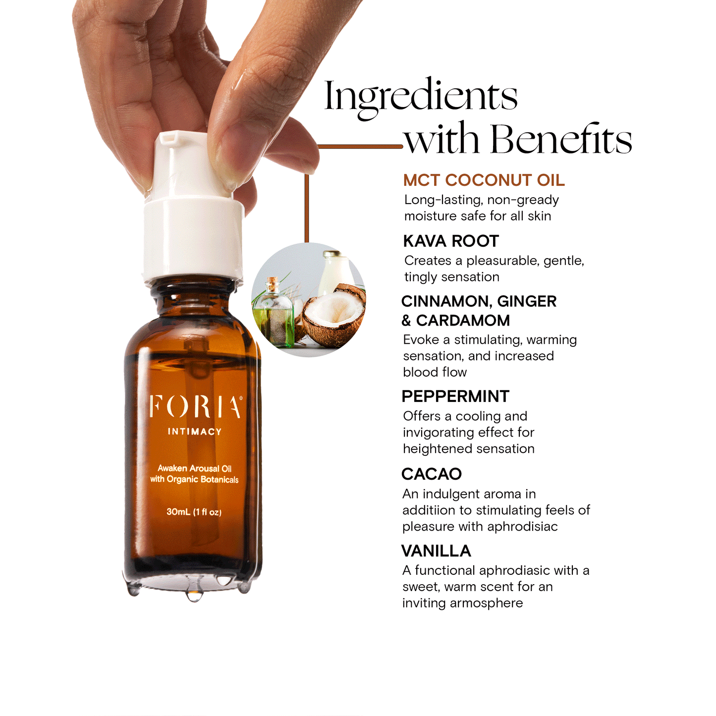 Awaken Arousal Oil with Organic Botanicals