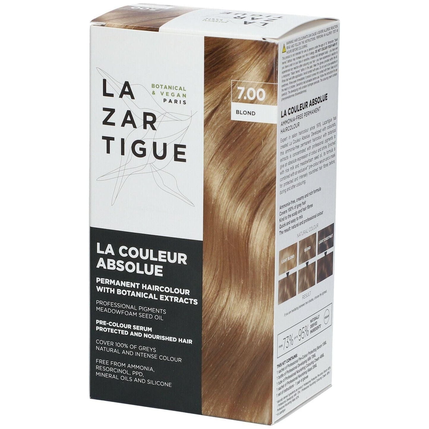 Lazartigue La Couleur Absolue Permanent Hair Color Kit 7.00 Blond Hair Color Kit Pasteur Pharmacy