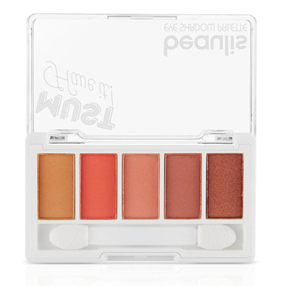 Mini paleta de sombras de ojos Beaulis - Maquillaje versátil de 5 tonos para entusiastas de la belleza