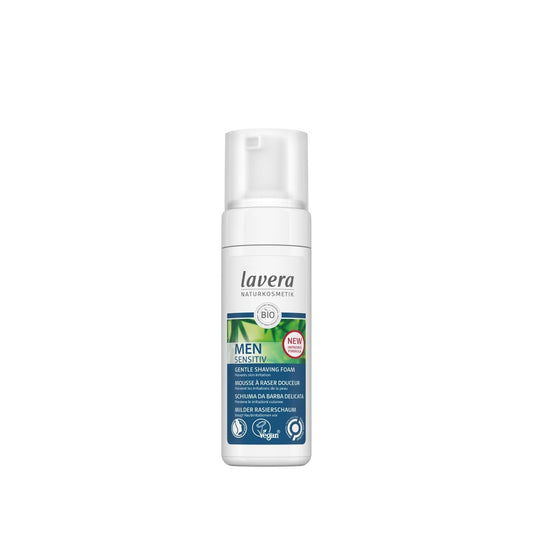 Lavera Men Sensitiv: Organic Shaving Foam for Sensitive Skin – Natural, Gentle, & Moisturizing for a Comfortable Shave (5.07 fl oz)