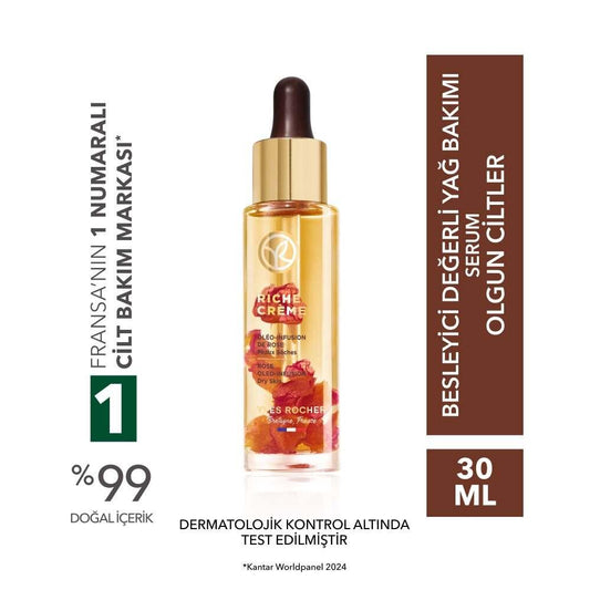 Yves Rocher Riche Crème Nourishing Anti-Aging Precious Oil Elixir 30ml