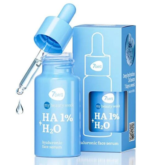 Sérum facial de ácido hialurónico 7Days My Beauty Week: hidratación profunda, antienvejecimiento, reducción de arrugas: enriquecido con mangostán y arándanos para una piel joven