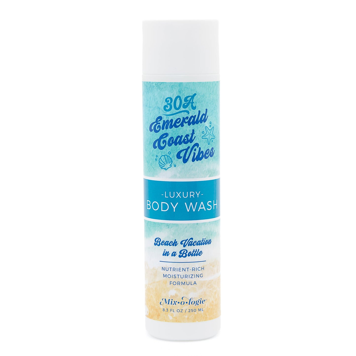 30A Emerald Coast Vibes | Luxury Body Wash (8.3 Fl. Oz) Women's Body Wash MIXOLOGIE