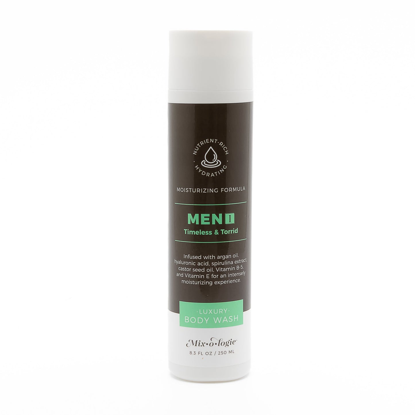 Men's I (Timeless & Torrid) | Luxury Body Wash (8.3 Fl. Oz) Men's Body Wash MIXOLOGIE