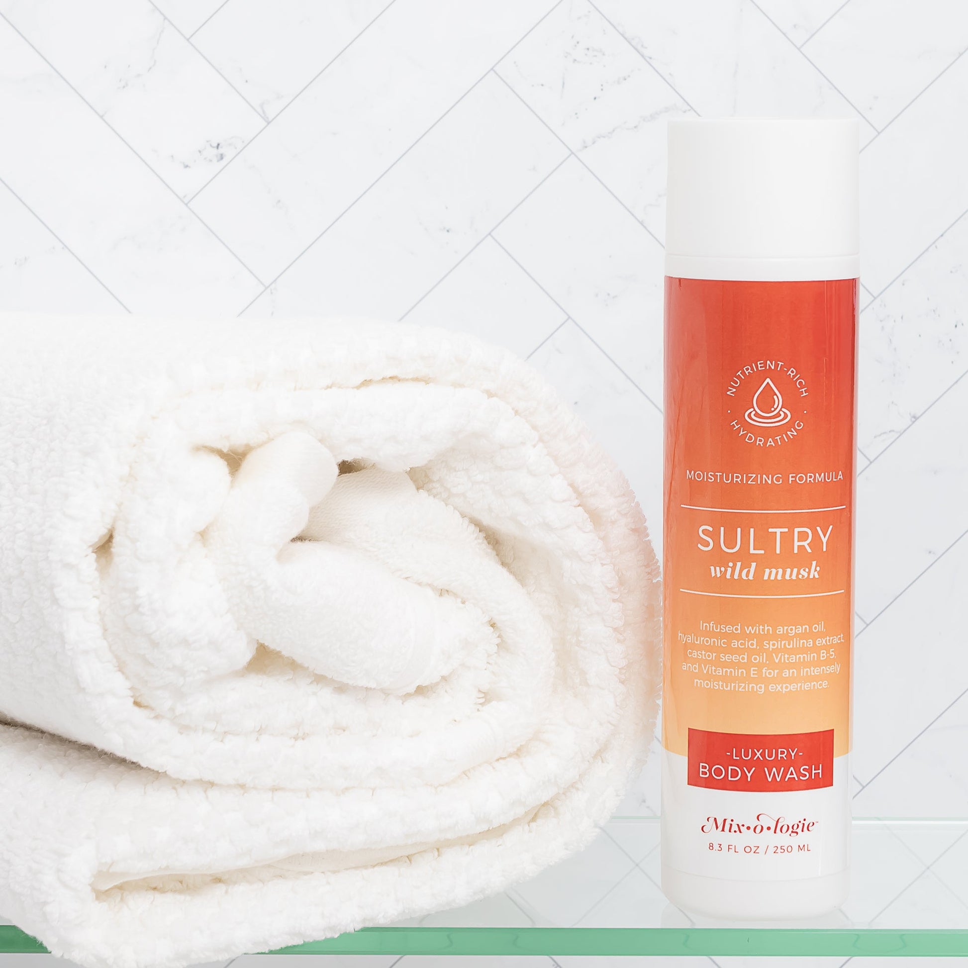 Sultry (wild musk) | Luxury Body Wash (8.3 Fl. Oz) Women's Body Wash MIXOLOGIE