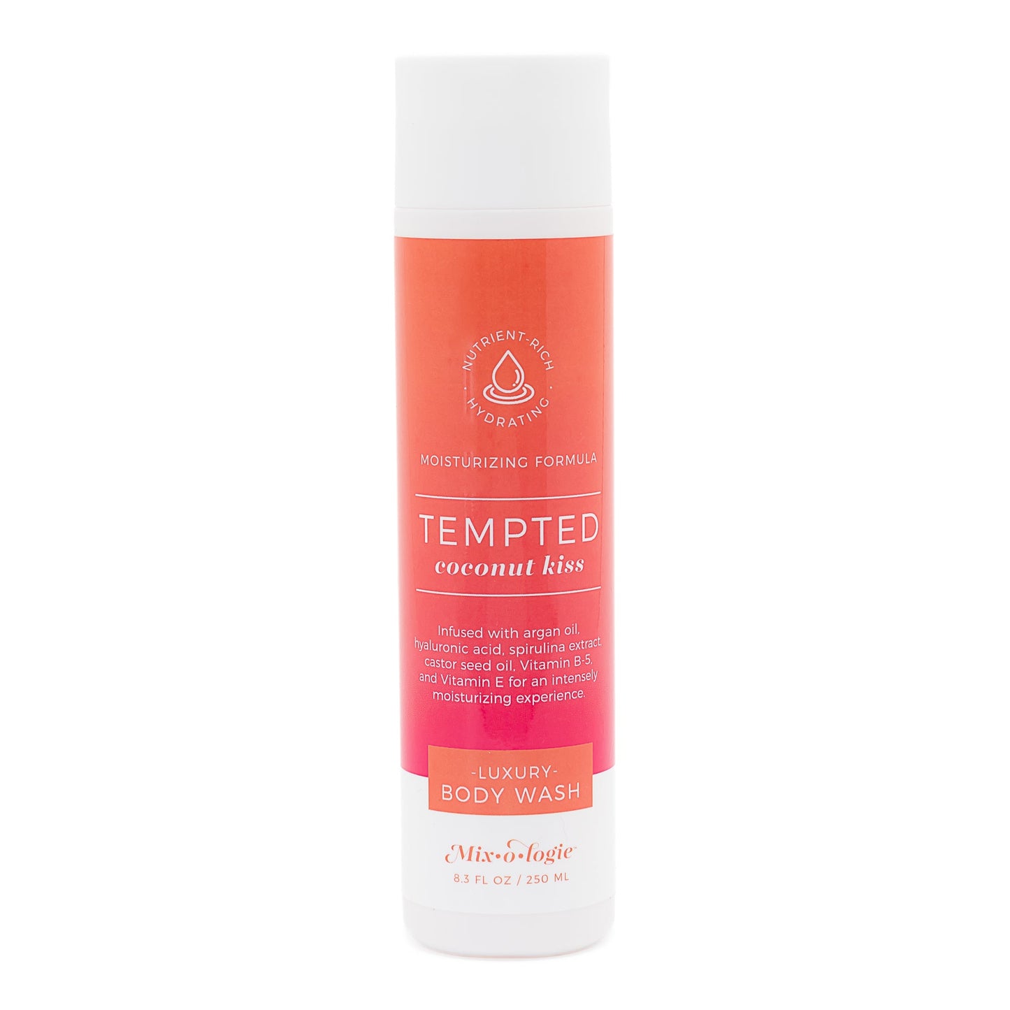 Tempted (coconut kiss) | Luxury Body Wash (8.3 Fl. Oz) Women's Body Wash MIXOLOGIE