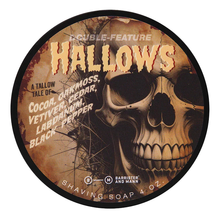 Barrister & Mann Hallows Shaving Collection Shaving Kit Pasteur Pharmacy Shaving Soap Tallow Base 4 Oz