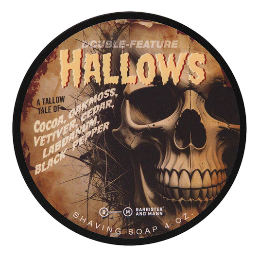 Barrister & Mann Hallows Shaving Collection Shaving Kit Pasteur Pharmacy Shaving Soap Tallow Base 4 Oz