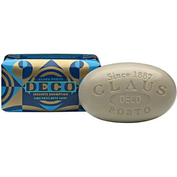 Claus Porto Deco Lime Basil Bath Soap 5.3 oz Bath Soap Pasteur Pharmacy