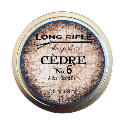 Long Rifle Soap Co. Cedre No.6 Beard Balm/Oil Collection Beard Care Pasteur Pharmacy Beard Balm 3 oz