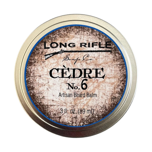 Long Rifle Soap Co. Cedre No.6 Beard Balm/Oil Collection Beard Care Pasteur Pharmacy Beard Balm 3 oz