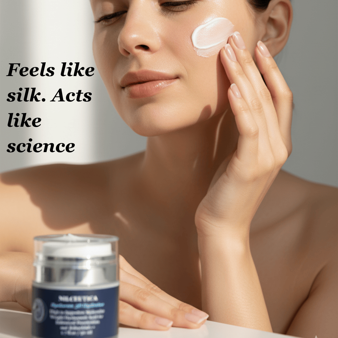NILCEUTICA Hyaluron 3D Hydrator Multi Lamellar Emulsion The Advanced Response Face and Neck Cream-Serum Anti-aging Best Anti-aging Moisturizer for Dry skin NILCEUTICA