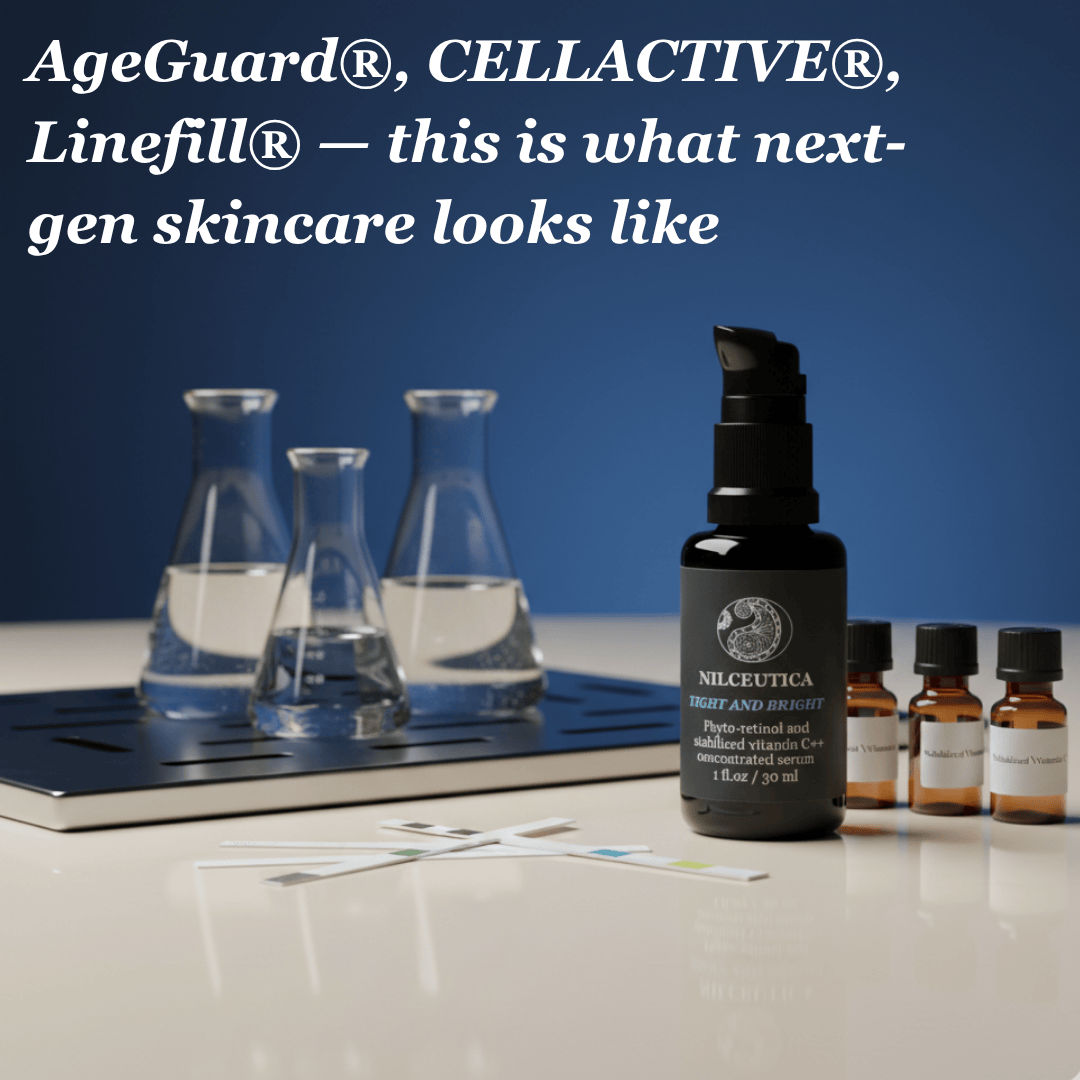 NILCEUTICA TIGHT AND BRIGHT, an Advanced Gentle Phyto-Retinol and Vitamin C Face Serum, 12 Innovative Technologies, 55% High-Performance Cosmeceuticals Anti-Aging Best Anti-aging Serum for Hyperpigmentation NILCEUTICA