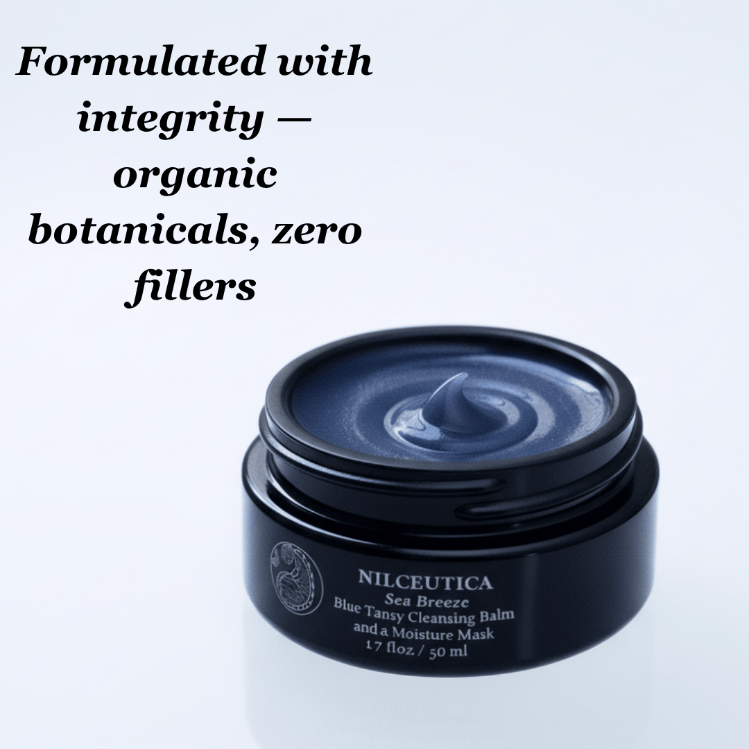 NILCEUTICA Sea Breeze Probiotic Blue Tansy Cleansing Balm + Hydration Mask Anti-Aging NILCEUTICA