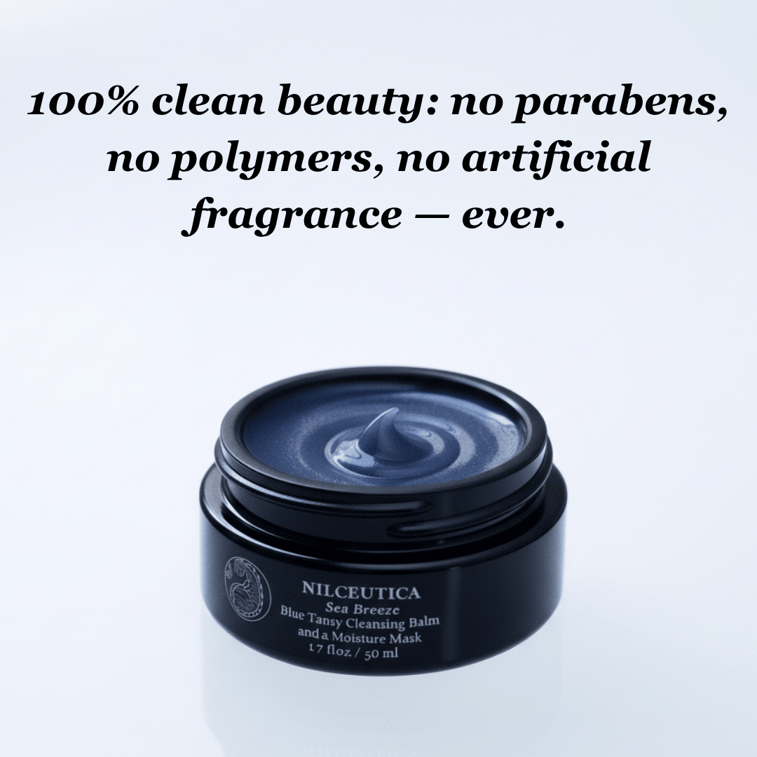 NILCEUTICA Sea Breeze Probiotic Blue Tansy Cleansing Balm + Hydration Mask Anti-Aging NILCEUTICA