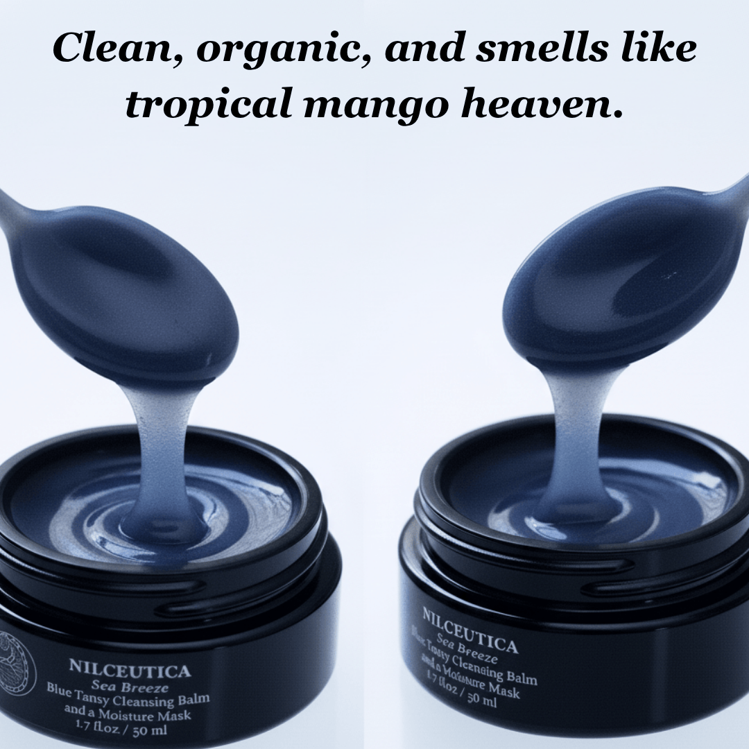 NILCEUTICA Sea Breeze Probiotic Blue Tansy Cleansing Balm + Hydration Mask Anti-Aging NILCEUTICA