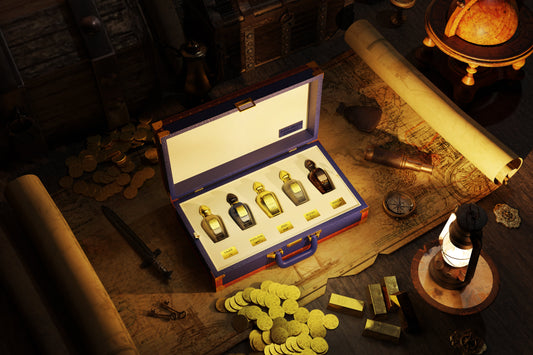 ARABIAN CREST DUBAI The Sinbad Corsair Portfolio: 5-Piece Eau de Parfum Briefcase Single ARABIAN CREST DUBAI™