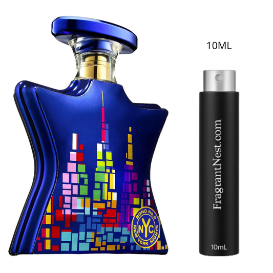 Bond No. 9 New York Nights Eau De Parfum Travel Spray | Sample Fragrant Nest 10mL Glass Spray (150 Sprays)