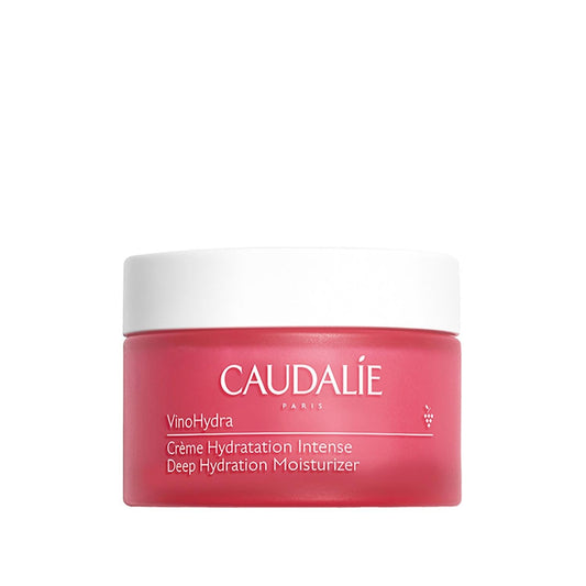 Caudalie VinoHydra Crème Hydratante Intense - 50ml Crème hydratante pour peaux sèches et sensibles