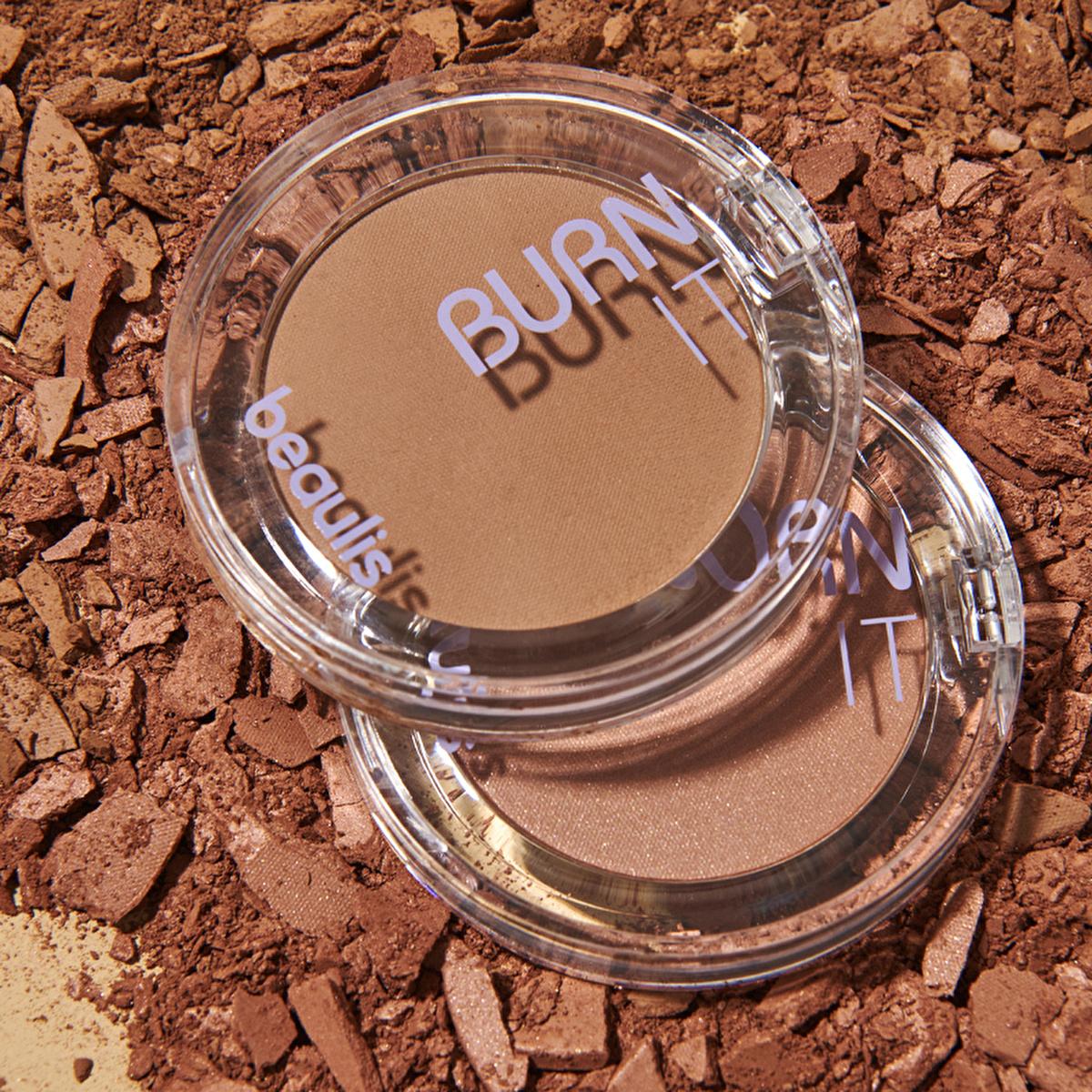 Beaulis Burn It Powder Bronzer 195 Sunlover - Powder Bronzer for Natural Sun-Kissed Glow