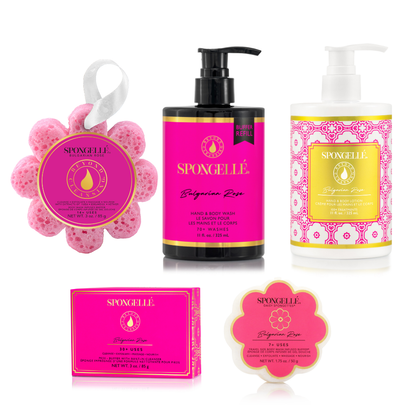 Set de 5 piezas de rosa búlgara