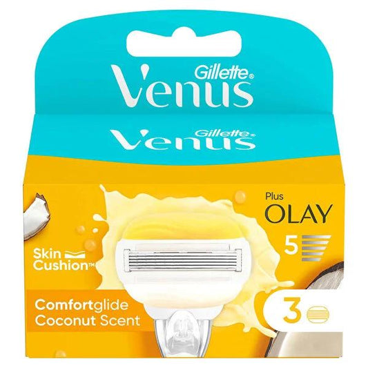 Lames de rechange pour rasoir Gillette Venus ComfortGlide Olay, 5 lames hydratantes