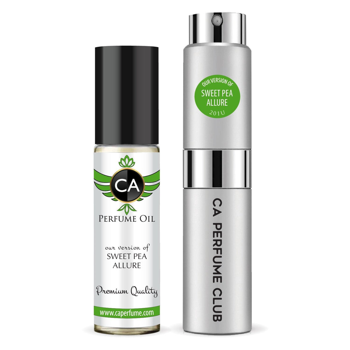 201- Sweet Pea Allure LongWear System™ Fragrance Oil and Perfume Spray Bundle