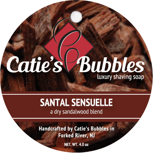 Catie's Bubbles Santal Sensuelle Shaving Collection Shaving Set Pasteur Pharmacy Shaving Soap 4oz