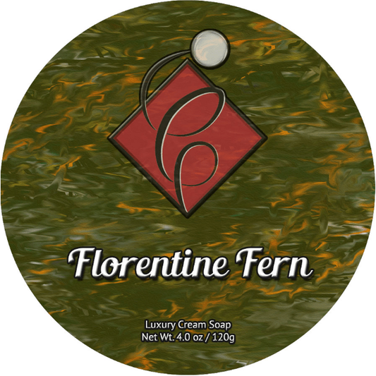 Catie's Bubbles Florentine Fern Shaving Collection Shaving Set Pasteur Pharmacy Shaving Soap 4oz