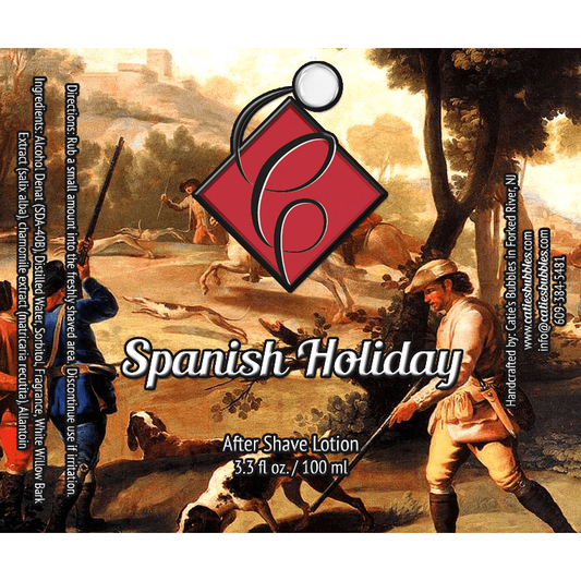 Catie's Bubbles Spanish Holiday Shaving Collection Shaving Set Pasteur Pharmacy Aftershave 3.3oz