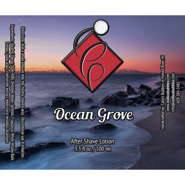 Catie's Bubbles Ocean Grove Shaving Collection Shaving Set Pasteur Pharmacy Aftershave 3.3oz